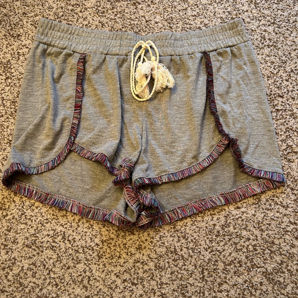 Boho Gray Lounge Shorts!